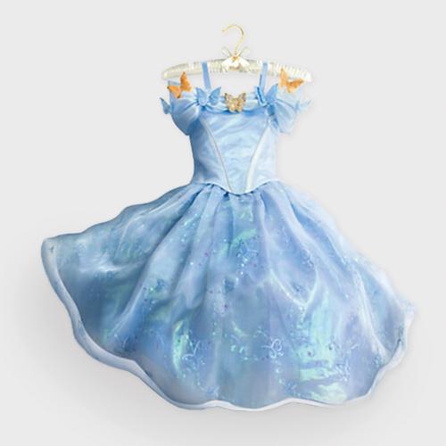 schommel expositie Legacy Prinsessen jurk Blauw